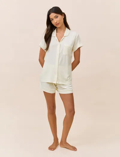 Papinelle Kate Modal Soft Boxer Pj In Yellow