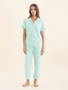 Papinelle Kate Modal Soft Crop Pj In Eggshell