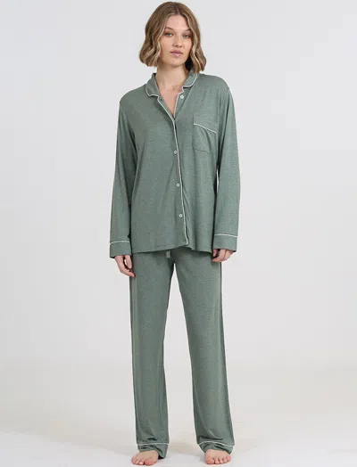 Papinelle Kate Modal Soft Full Length Pj In Alpine