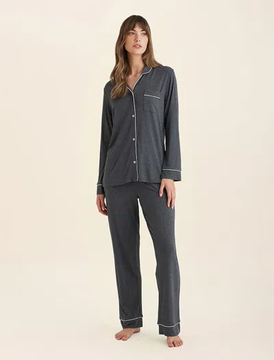 Papinelle Kate Modal Soft Full Length Pj Set In Black