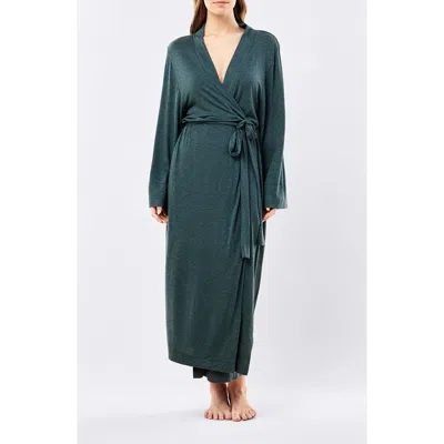 Papinelle Kate Modal Soft Maxi Robe In Blue