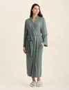 Papinelle Kate Modal Soft Maxi Robe In Deep Moss