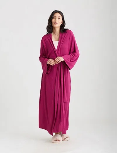 Papinelle Kate Modal Soft Maxi Robe In Purple