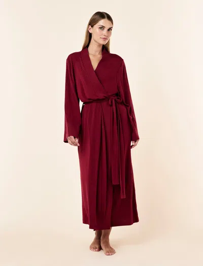 Papinelle Kate Modal Soft Maxi Robe In Red