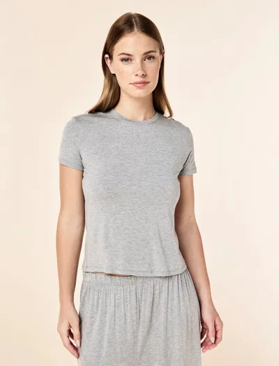 Papinelle Kate Modal Soft Tee In Gray