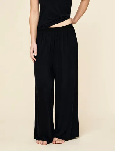 Papinelle Kate Modal Soft Wide Leg Pant In Black