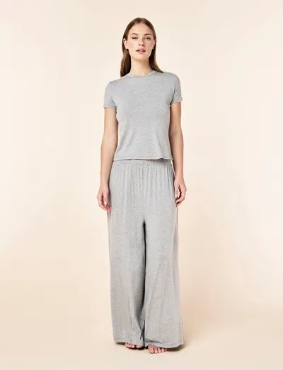 Papinelle Kate Modal Soft Wide Leg Pant In Gray