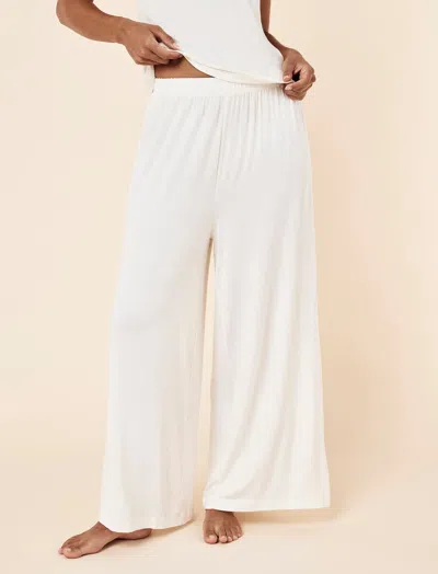 Papinelle Kate Modal Soft Wide Leg Pant In Sand
