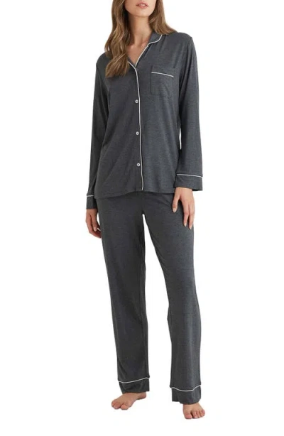 Papinelle Kate Pajamas In Graphite