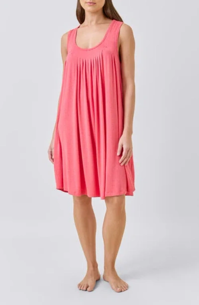 Papinelle Kate Pleated Nightgown In Pink