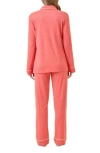 Papinelle Kate Modal Soft Full Length Pj Set In Nautical Red