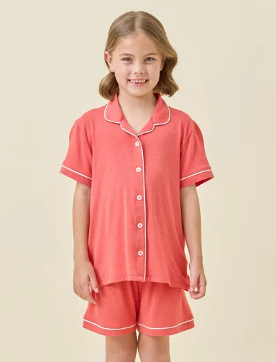 Papinelle Kids Boxer Pj Set In Orange