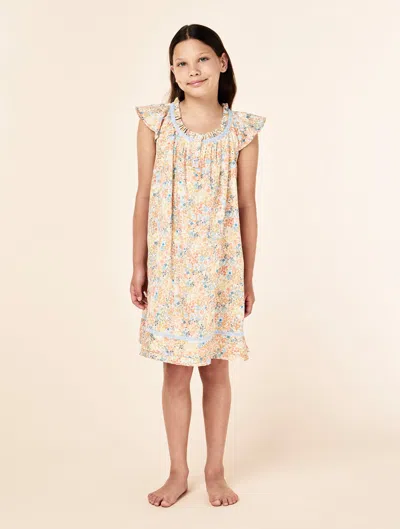 Papinelle Kids Carly Floral Nightgown In Multi