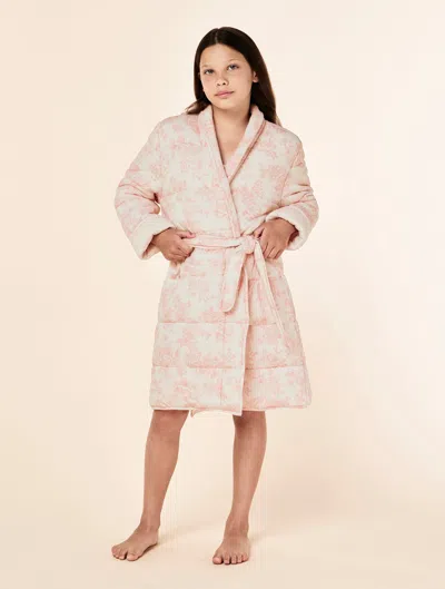 Papinelle Kids Nostalgia Cuddle Puffa Robe In Orange