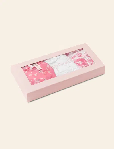 Papinelle Knicker 3 Pack (swiss Dot, Toile De Jouy, Cheri Blossom Pink Lemonade) In Multi