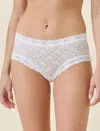 Papinelle Lace Boyshorts In Ivory