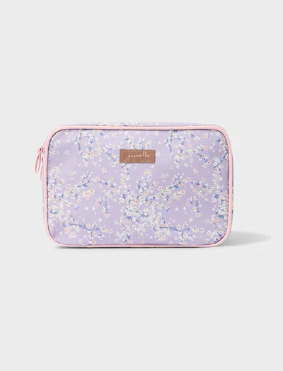 Papinelle Large Cosmetic Bag In Cheri Blossom Lilac