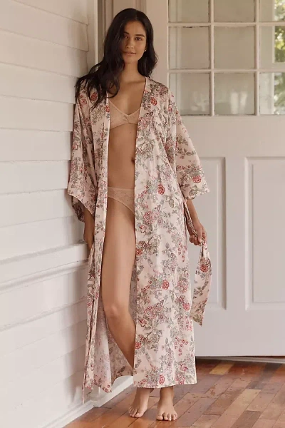 Papinelle Layla 100% Cotton Robe In Multi