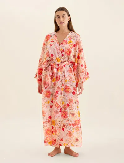 Papinelle Lexi Kimono Robe In Multi
