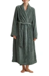 Papinelle Long Plush Robe In Green