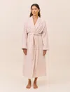 Papinelle Long Plush Robe In Pink
