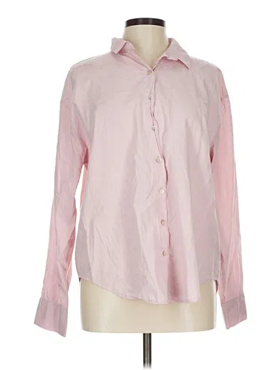 Pre-owned Papinelle Long Sleeve Polo Shirt In Pink