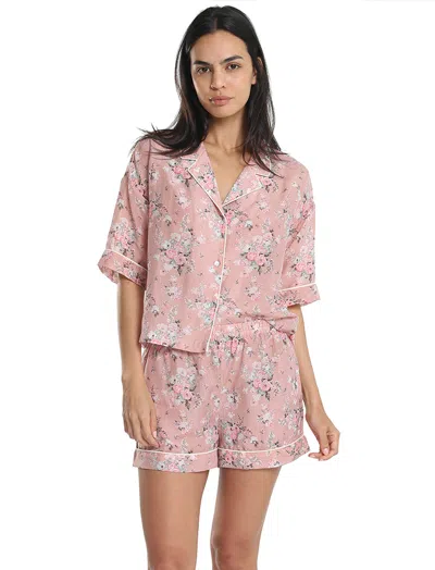 Papinelle Lou Lou Pink Boxer Pj In Multi