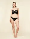 Papinelle Lulu Lace Thong In Black