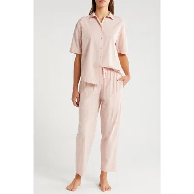 Papinelle Madison Cotton Blend Pajamas In  Pink