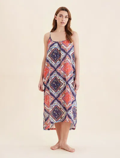Papinelle Marine Maxi Strappy Nightie In Navy