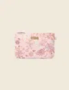 Papinelle Medium Cosmetic Bag In Bailey Strawberry Cream