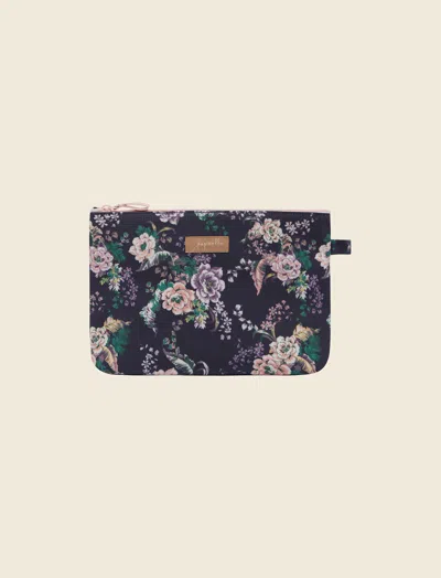 Papinelle Medium Cosmetic Bag In Betsy Navy