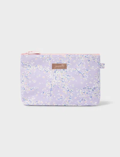 Papinelle Medium Cosmetic Bag In Cheri Blossom Lilac
