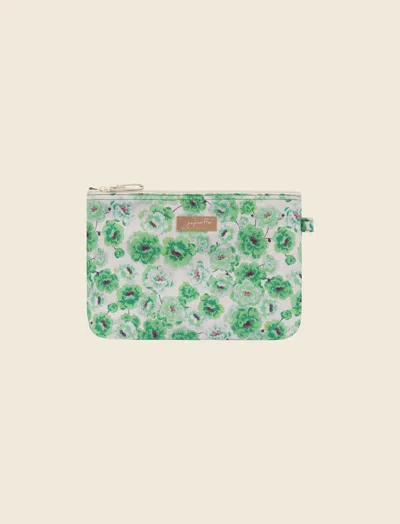 Papinelle Medium Cosmetic Bag In Florence Tea Green