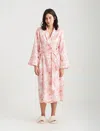 Papinelle Megan Hess Butterfly Luxe Maxi Robe In Pink