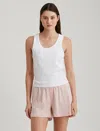 PAPINELLE MILLA RIB SHELF BRA MIDI TANK