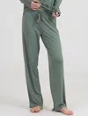 Papinelle Modal Soft Full Length Pant In Moss