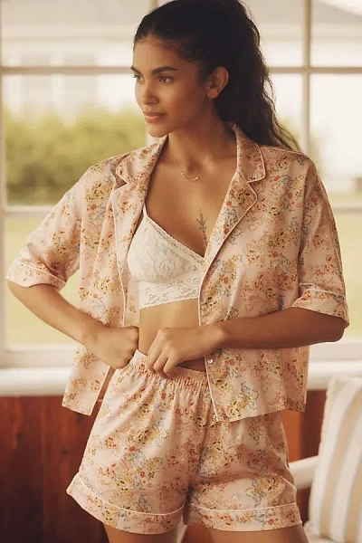 Papinelle Molly Boxer Pajama Set In Orange