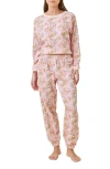 Papinelle Most Wanted Cotton Blend Terry Joggers In Pink