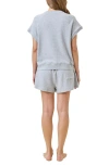 Papinelle Most Wanted Cotton Blend Top In Gray
