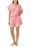 Papinelle Most Wanted Cotton Blend Top In Pink