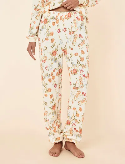 Papinelle Most Wanted Floral Joggers In Neutral
