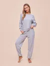 Papinelle Most Wanted Long Sleeve Cotton Blend Sweatshirt