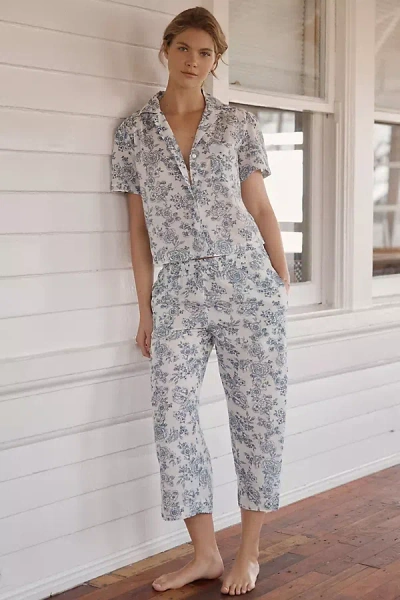 Papinelle Nostalgia Crop Pajama Set In Multi