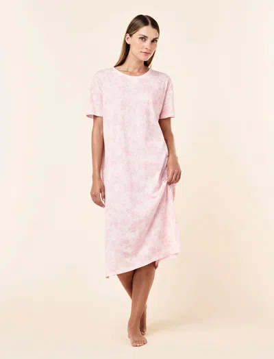 Papinelle Nostalgia Organic Cotton Nightshirt In Pink