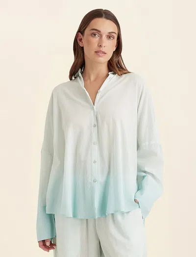 Papinelle Ombre Oversized Pj Shirt In White
