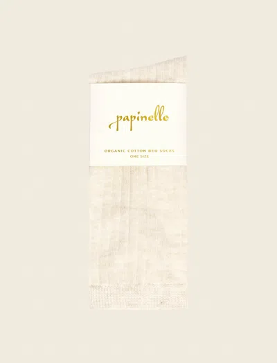 Papinelle Organic Cotton Rib Socks In Multi