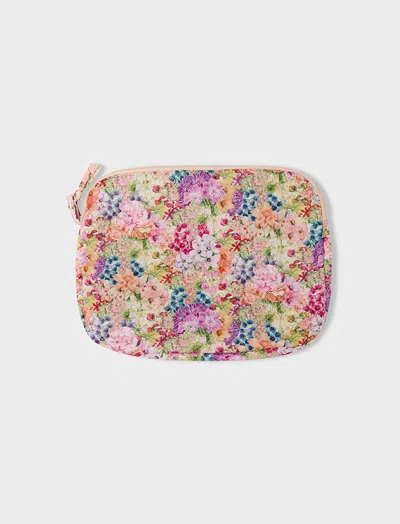 Papinelle Painted Travels Medium Cosmetic Bag In Painted Travels Floral