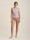 Papinelle Painted Travels Silk Panties In Painted Travels