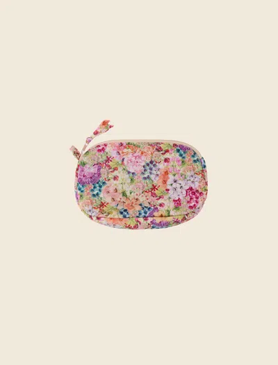 Papinelle Painted Travels Small Cosmetic Bag In Painted Travels Floral